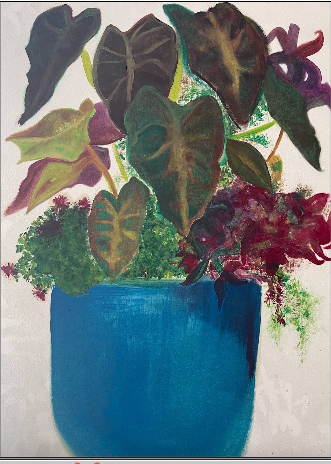 elephant ear plant painting 2022 "Elephant Ears" – PG 10